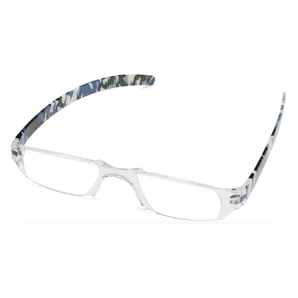 Fisherman Eyewear Slim Vision Rimless Readers in Blue Camo